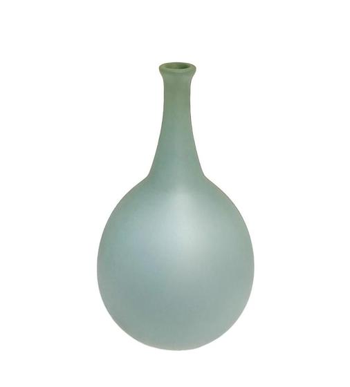 Imagem de VASO LISO BOJUDO VERDE EM CERAMICA 25,5cm