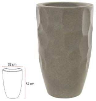 Imagem de Vaso Luna Conico Granito 52cm