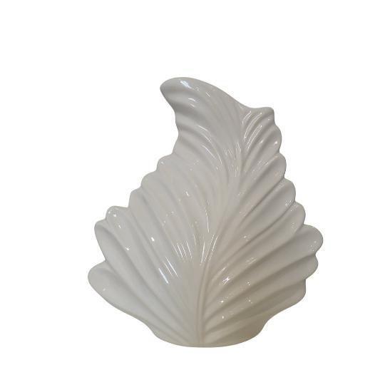 Imagem de Vaso M Cerâmica Branco 28,5cm - Decorativo e Resistente