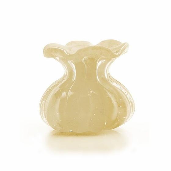 Imagem de Vaso  Murano Frufru Bolinha 12x12cm Perola São Marcos