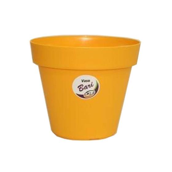 Imagem de Vaso Okla Bari Amarelo para Jardim - 18 X 15,5