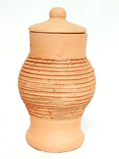Vaso Orquídea Cerâmica Pau de Barro Enraizamento - Rosamix artesanato