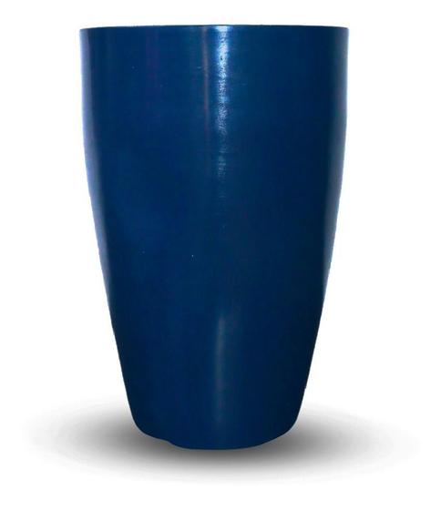 Imagem de Vaso para planta Cone Liso em polietileno 55 Azul Macaúba