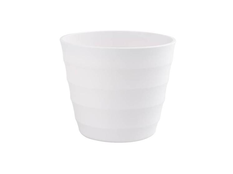 Imagem de Vaso Para Planta Flor Melamina Branco Casa Jardim Decoração