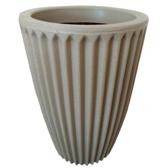 Imagem de Vaso para Plantas Decorativo Coluna Romana Em Polietileno 47x33x21cm