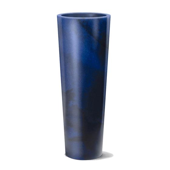 Imagem de Vaso Para Plantas E Flores Polietileno 70 Cm Azul Cobalto