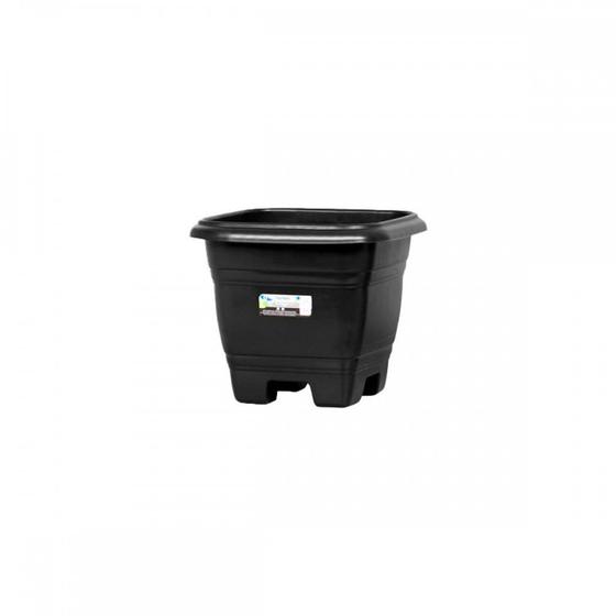 Imagem de Vaso Pl.Quadrado N.22 Preto-9249