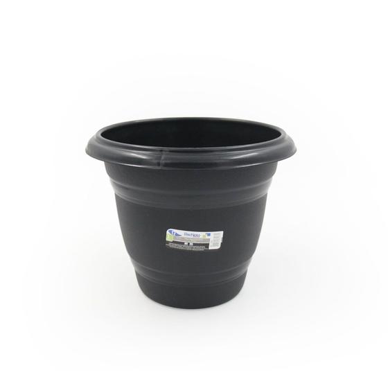 Imagem de Vaso Plantas Redondo Plástico Limpo 4 Litros Resistente - Rischioto