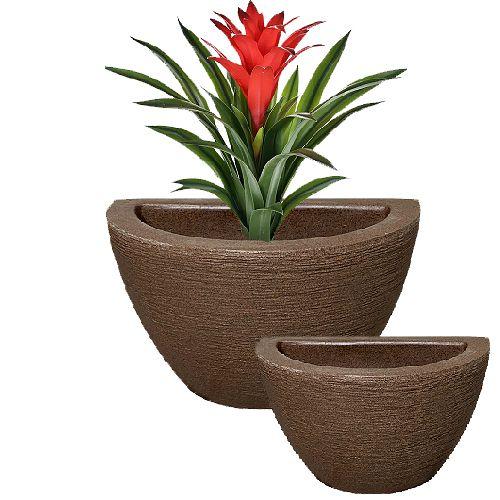 Imagem de Vaso Polietileno de Parede Luxo p/ Jardins e Decorações