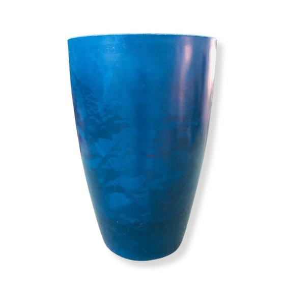 Imagem de Vaso Polietileno para Plantas Coluna Redonda Cone Lisa Moderna Jardim Sala N3