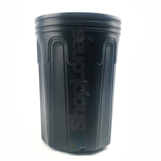 Imagem de Vaso Pote Preto Mudas Plástico 2,6 Litros Nutriplan Kit 100