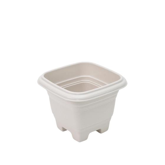 Imagem de Vaso quadrado moderno plantas sala jardim flores mudas  6 un 4,0 l