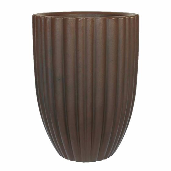 Imagem de Vaso Redondo Cacau (32x46) Antique Rusty VASART