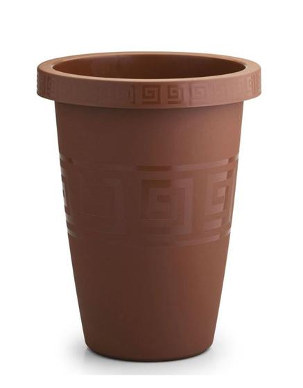 Imagem de Vaso Redondo G Grande Terra Cota De Plástico 21 Litros Jardim, Plantas, Flores