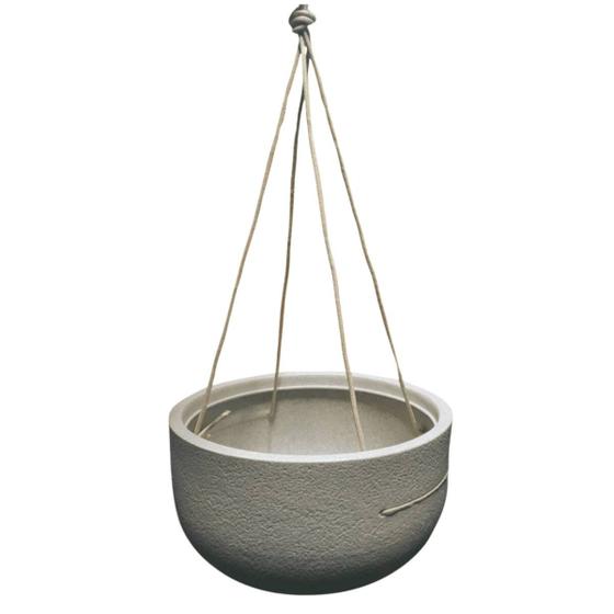 Imagem de Vaso Rústico Suspenso com Corda 28 (7L) Cor Mármore JAPI