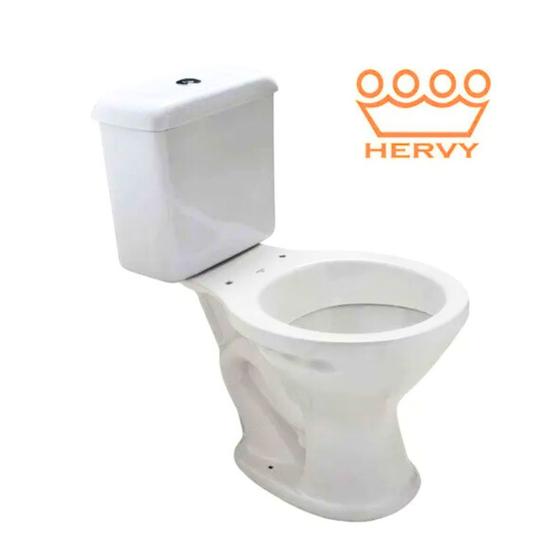 Vaso Sanitário Branco com Caixa Acoplada 6 Litros Colonial Hervy - Vaso ...