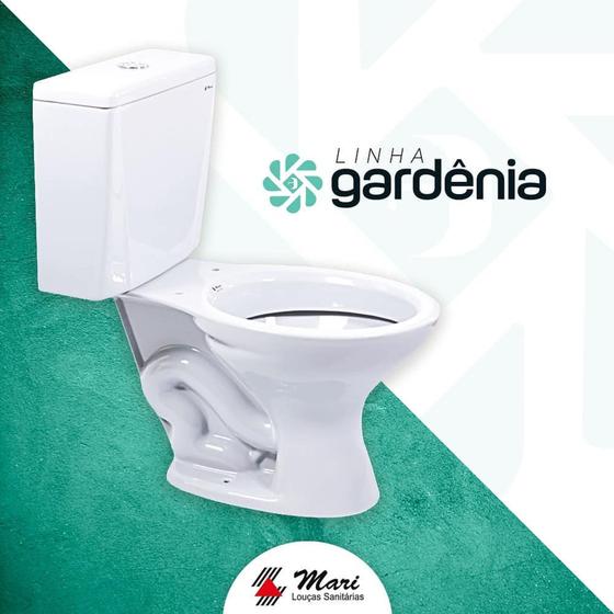 Imagem de Vaso sanitário com caixa acoplada linha Gardenia Mari