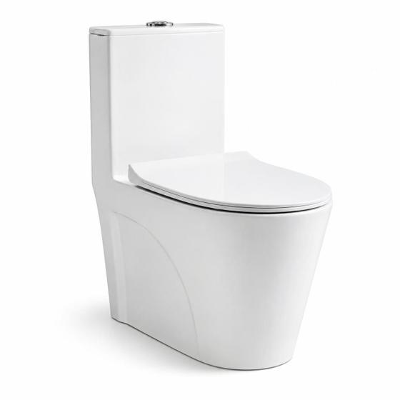 Vaso Sanitario Monobloco Caixa Acoplada Barcelona Soft Close Branco