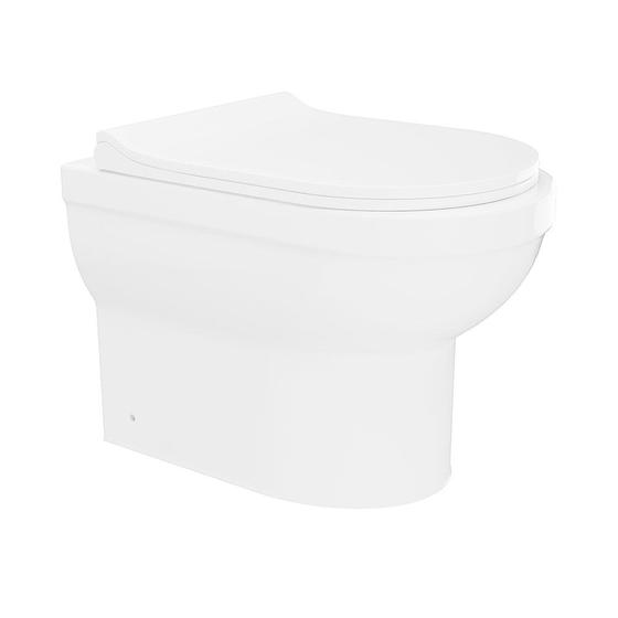 Vaso sanitário monobloco produzido em cerâmica com acessórios - vab0033-c Menor preço em Vaso sanitário monobloco produzido em cerâmica com acessórios - vab0033-c