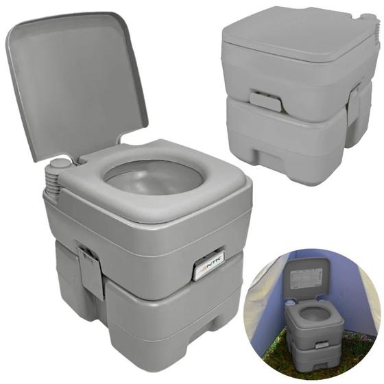 Vaso Sanitario Portatil Camping Banheiro Quimico Porta Potti Nautika Menor preço em Vaso Sanitario Portatil Camping Banheiro Quimico Porta Potti Nautika