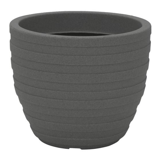 Imagem de Vaso Tramontina Inca Em Polietileno Cimento 45 Cm