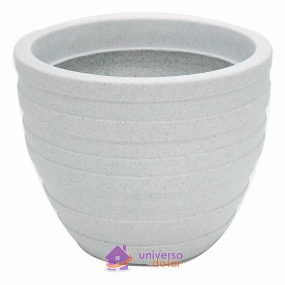 Imagem de Vaso Tramontina Inca em Polietileno Mármore 45 cm