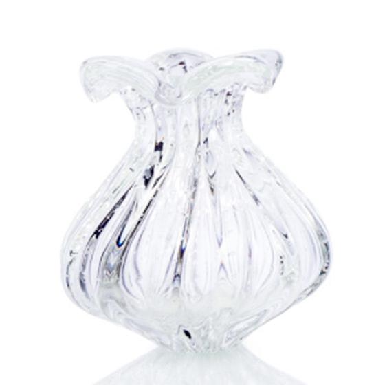 Imagem de Vaso Trouxinha Cristal Murano Transparente São Marcos 18cm