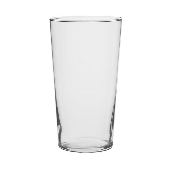 Imagem de VASO VIDRO POLONES CONE INCOLOR 25cm