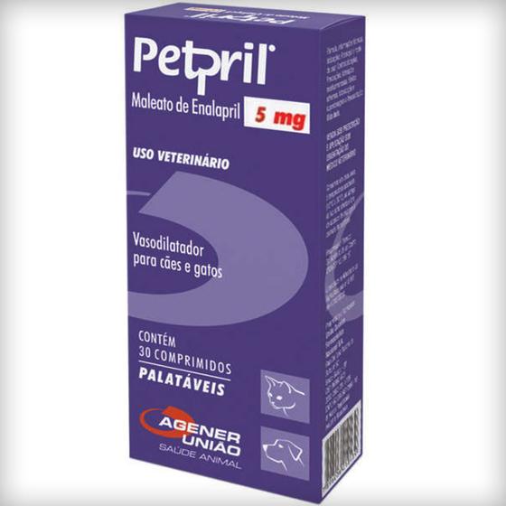 Imagem de Vasodilatador Agener União Petpril 30 Comprimidos - 5 mg