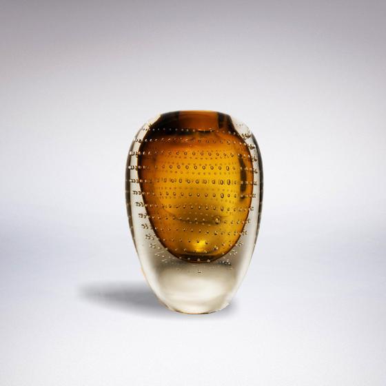 Imagem de Vasos Decor Textura Coleção Bolinhas Âmbar M