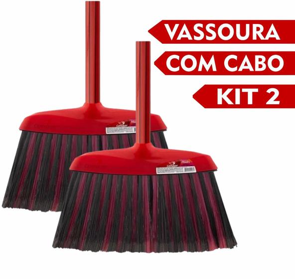 Imagem de Vassoura Condor com Cabo Kit 2 Unidades