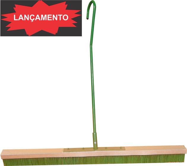 Vassoura Escovão DOBRÁVEL Para Limpar Quadra De Tênis de Saibro Cerdas Super Resistente 1,5 metro - Rinoceronte Imagem de Vassoura Escovão DOBRÁVEL Para Limpar Quadra De Tênis de Saibro Cerdas Super Resistente 1,5 metro