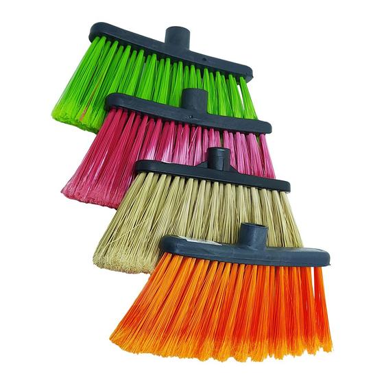 Imagem de Vassoura Exatinha SEM CABO Esponflora Novissa Nylon Multiuso CORES Com Cerdas Plumadas Casa / Escritório