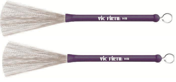 Imagem de Vassourinha Vic Firth Heritage Brush Light com Cerdas Retráteis (6088)