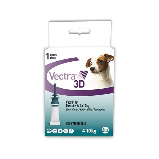 Imagem de Vectra 3D Cães 4 A 10KG - 1 Pipeta - Ceva