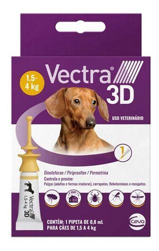 Imagem de Vectra 3d - Para Cães De 1,5 A 4kg - 1 Pipeta