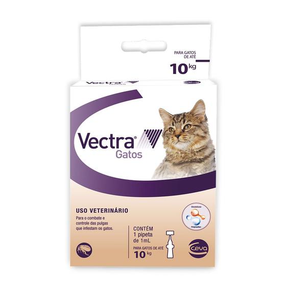 Imagem de Vectra Antipulgas Gatos até 10kg