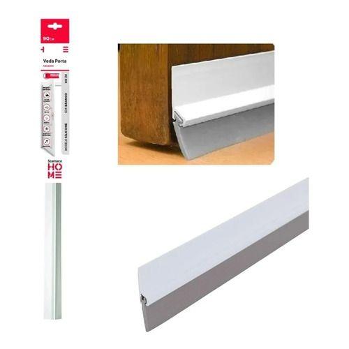 Veda Porta Protetor C/Adesivo 3m 90cm Rodo Silicone Stamaco Menor preço em Veda Porta Protetor C/Adesivo 3m 90cm Rodo Silicone Stamaco