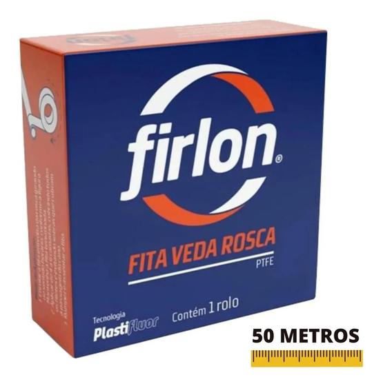 Imagem de Veda Rosca Firlon 3/4 x 50 Metros Com 30 Unidades 