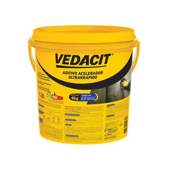 Imagem de Vedacit Aditivo Acelerador Ultrarrapido 4kg