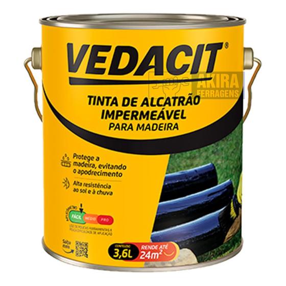 Imagem de Vedacit tinta alcatrao imperm  3,6l (piche)