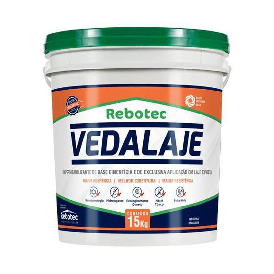 Imagem de Vedalaje Impermeabilizante Rebotec - 15kg