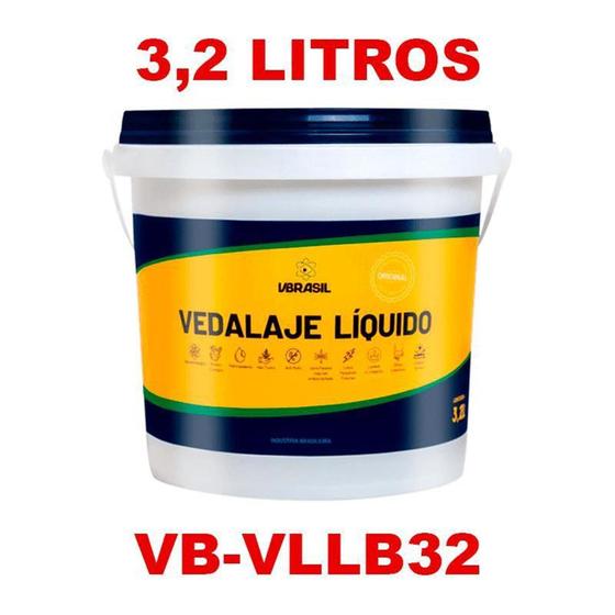 Imagem de Vedalaje Líquido 3,2 Litros VBrasil VB-VLLB32