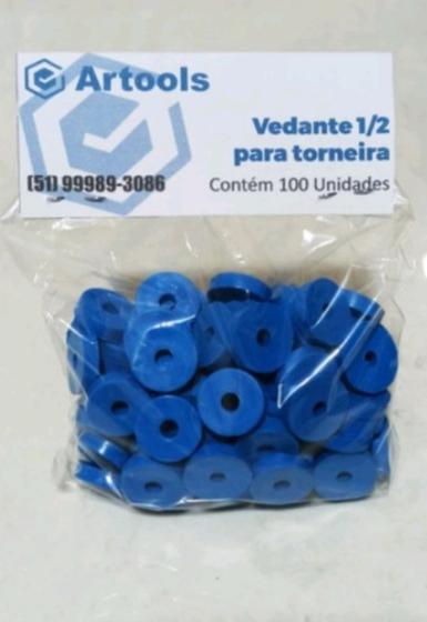 Imagem de Vedante para Torneira e Registro 1/2.      (kit com 100 unidades)