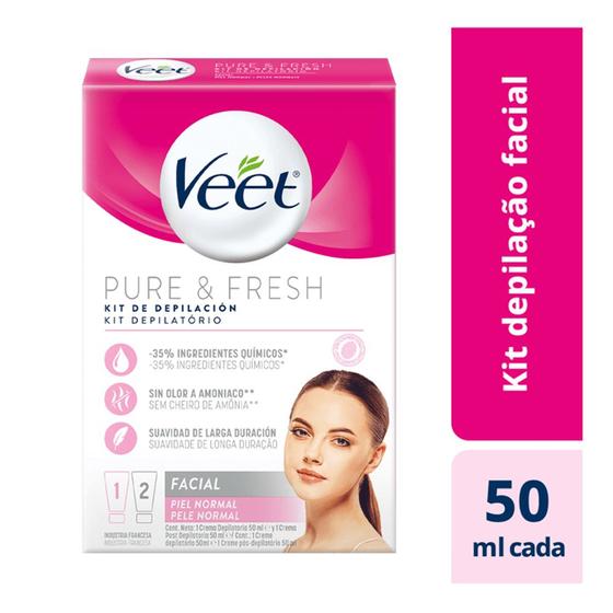 Imagem de Veet Kit Depilatório Corporal Peles Normais 100ml