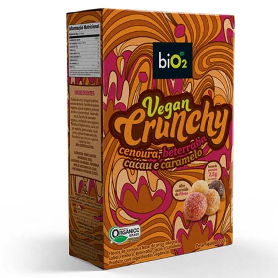 Vegan Crunchy Cereal Cenoura, Beterraba, Cacau e Caramelo 200g biO2 é boa?