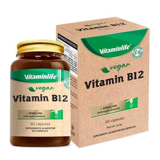 Imagem de Vegan vitamin b12 com 60 cápsulas