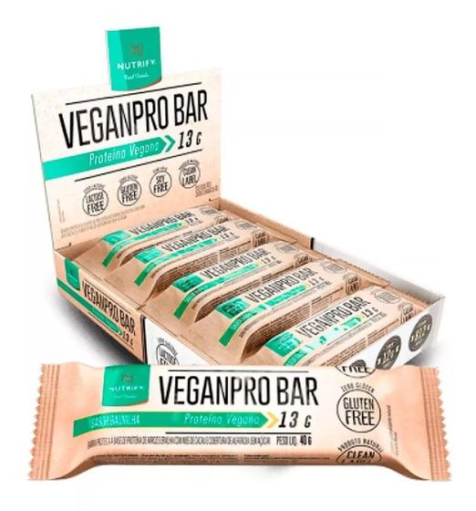 Imagem de VEGANPRO BAR BAUNILHA NIBS NUTRIFY 10x40g