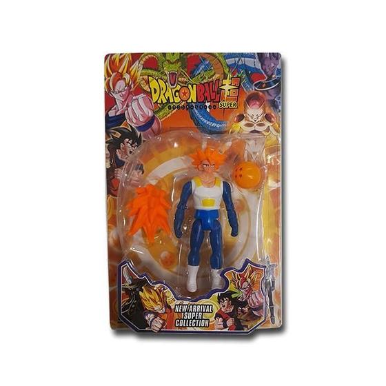 Imagem de Vegeta Ssj3 Dbz: Articulado + 1 Esfera De Dragão
