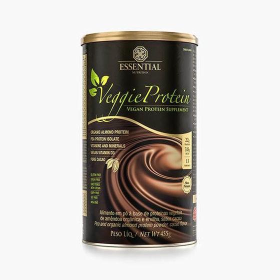 Imagem de Veggie protein cacao  455g - essential nutrition